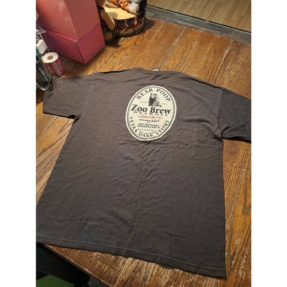 New 2007 DuckCo Zoo Brew Detroit Bear Poop Shirt XL Funny Novelty Beer T-Shirt - Picture 2 of 3